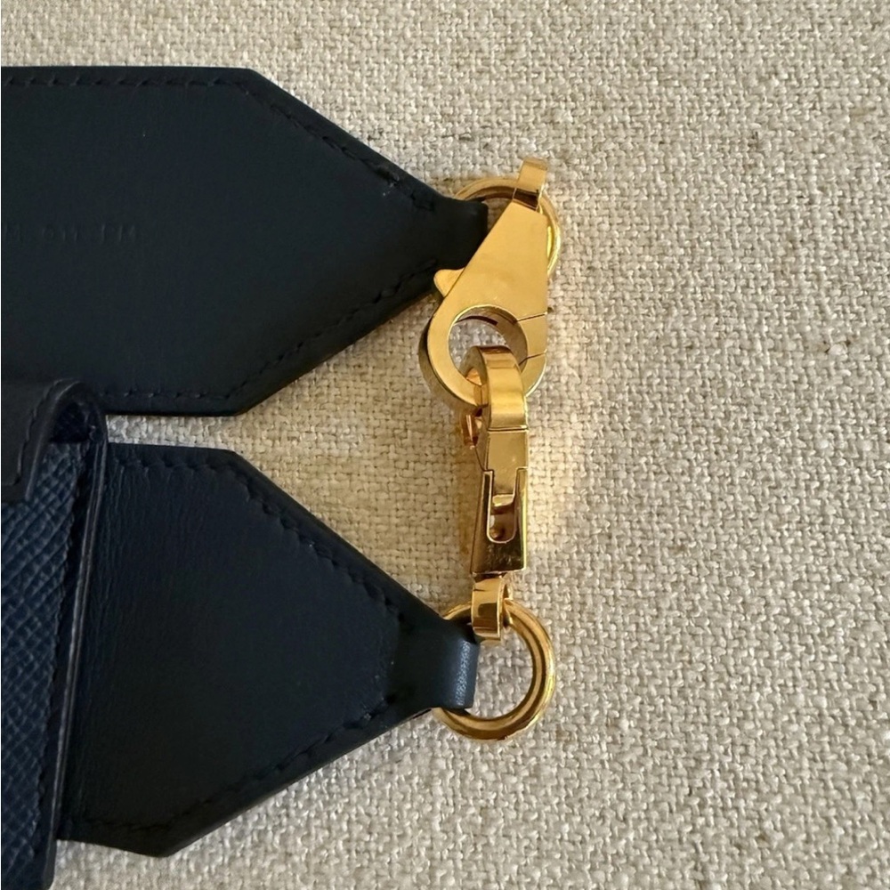 Hermes Bleu COLVERT KELLY POCKET STRAP 100% AUTH IN BOX - Picture 3 of 8